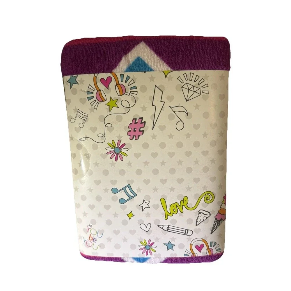 Little Miss Matched BeYOUtiful Throw Blanket NEW Soft Purple Girls Comfy Cute